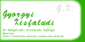 gyorgyi kisfaludi business card